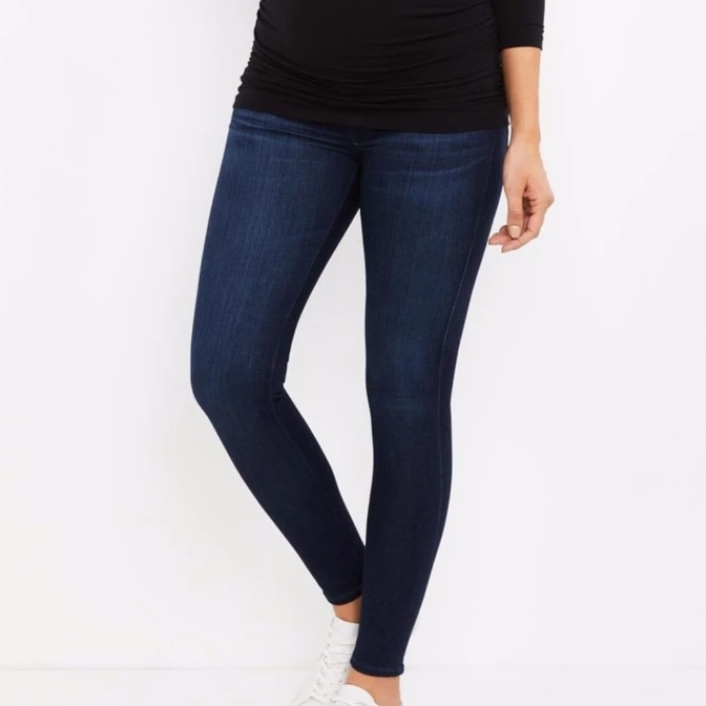 A Pea in the Pod Dark Blue Skinny Jeans